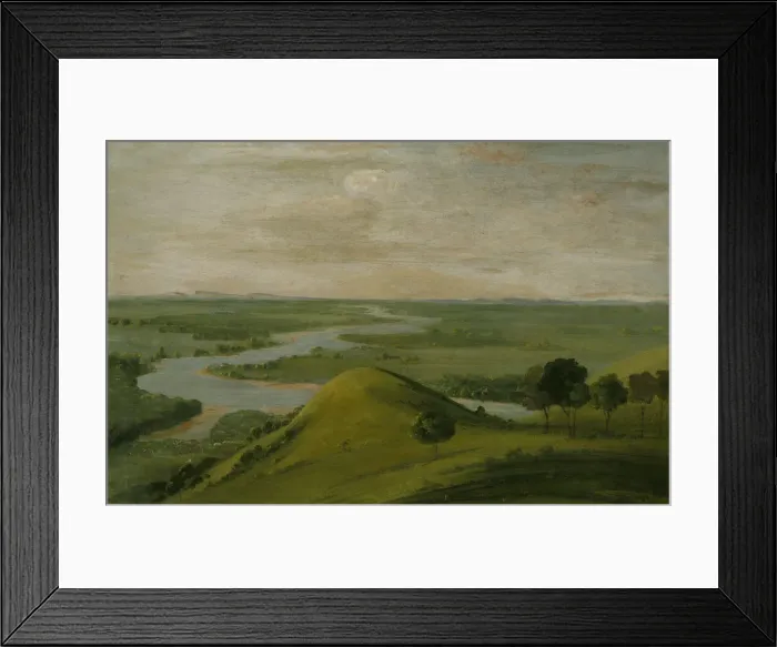 Framed Print : View of the Junction of the Red River and the False Washita, in Texas, 1834-1835 Framed Print : View of the Junction of the Red River and the False Washita, in Texas, 1834-1835