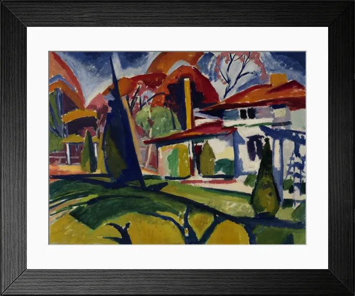 Framed Print : Newman's House, 1915. Creator: Henry Lyman Sayen Framed Print : Newman's House, 1915. Creator: Henry Lyman Sayen