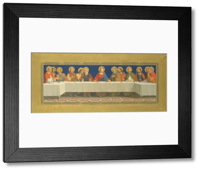 Framed Print : The Last Supper, 1915-1925. Creator: H. Siddons Mowbray Framed Print : The Last Supper, 1915-1925. Creator: H. Siddons Mowbray