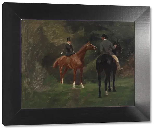 Figures on Horseback, n. d. Creator: Eliphalet Frazer Andrews