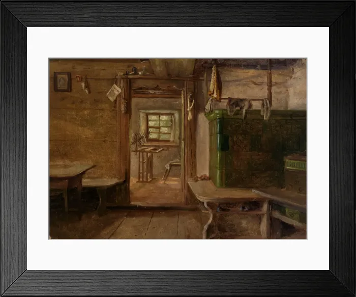 Framed Print : Interior of a House, n. d. Creator: Eliphalet Frazer Andrews Framed Print : Interior of a House, n. d. Creator: Eliphalet Frazer Andrews