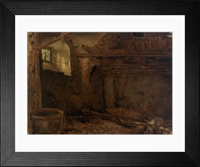 Framed Print : Interior, n. d. Creator: Eliphalet Frazer Andrews Framed Print : Interior, n. d. Creator: Eliphalet Frazer Andrews