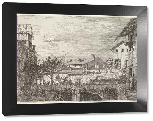 The Terrace, c. 1735  /  1746. Creator: Canaletto