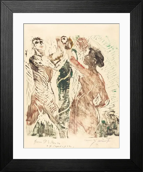 Framed Print : Der südenfall (The Fall of Man), 1919. Creator: Lovis Corinth Framed Print : Der südenfall (The Fall of Man), 1919. Creator: Lovis Corinth