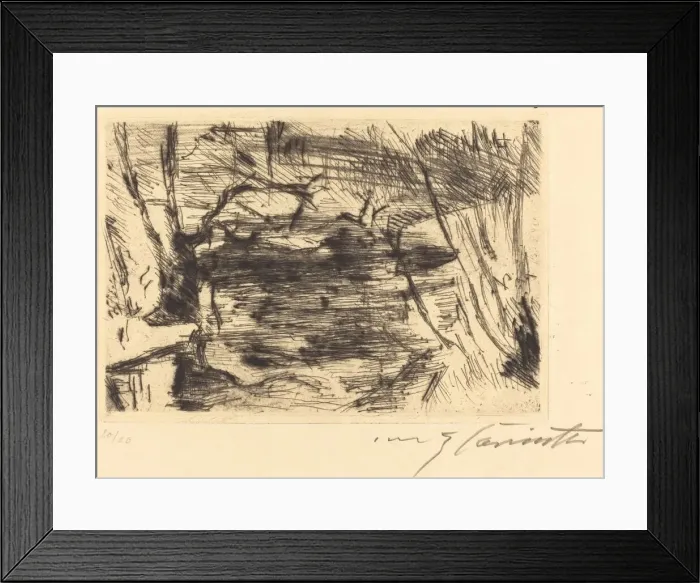 Framed Print : Der Neue See (The New Lake), 1920 / 1921. Creator: Lovis Corinth Framed Print : Der Neue See (The New Lake), 1920 / 1921. Creator: Lovis Corinth