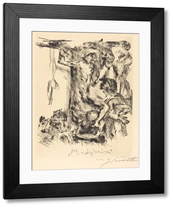 Framed Print : Martyrium (Martyrdom), 1921. Creator: Lovis Corinth Framed Print : Martyrium (Martyrdom), 1921. Creator: Lovis Corinth