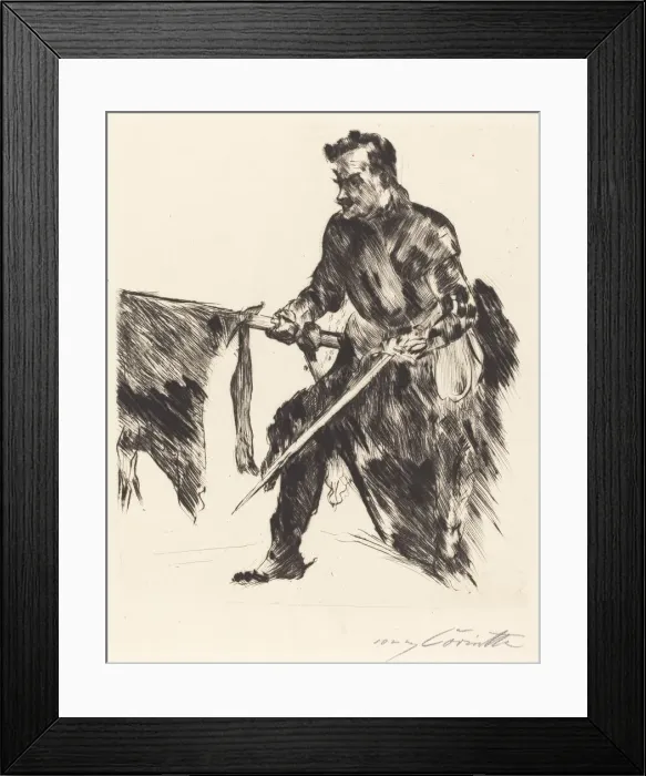 Framed Print : Rudolf Rittner als Florian Geyer (Rudolf Rittner as Florian Geyer), 1914 Framed Print : Rudolf Rittner als Florian Geyer (Rudolf Rittner as Florian Geyer), 1914