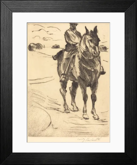 Framed Print : Reiter II (Horseman II), 1916. Creator: Lovis Corinth Framed Print : Reiter II (Horseman II), 1916. Creator: Lovis Corinth