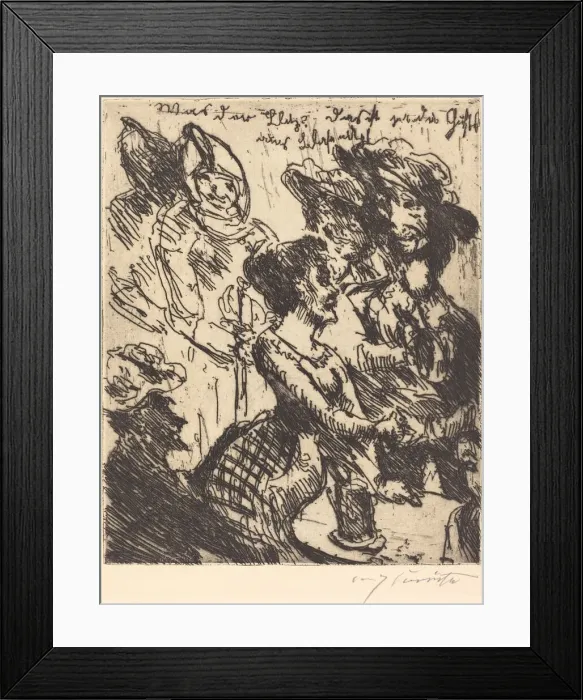 Framed Print : Was der blitz! Das ist ja die gustel von blasewitz ('Whats That Framed Print : Was der blitz! Das ist ja die gustel von blasewitz ('Whats That