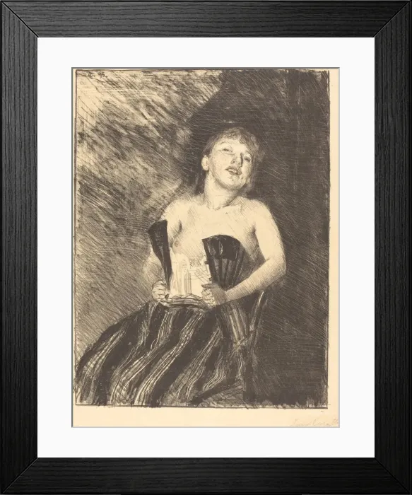 Framed Print : Madchen im Korsett (Girl in a Corset), 1895. Creator: Lovis Corinth Framed Print : Madchen im Korsett (Girl in a Corset), 1895. Creator: Lovis Corinth