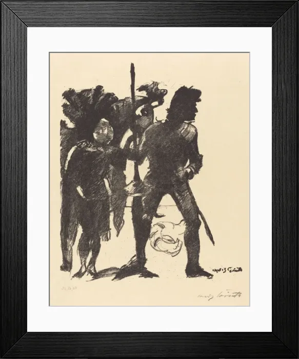 Framed Print : Gotz von Berlichingen, 1920. Creator: Lovis Corinth Framed Print : Gotz von Berlichingen, 1920. Creator: Lovis Corinth