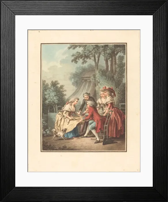 Framed Print : Le Dejeune. Creator: Louis Marin Bonnet