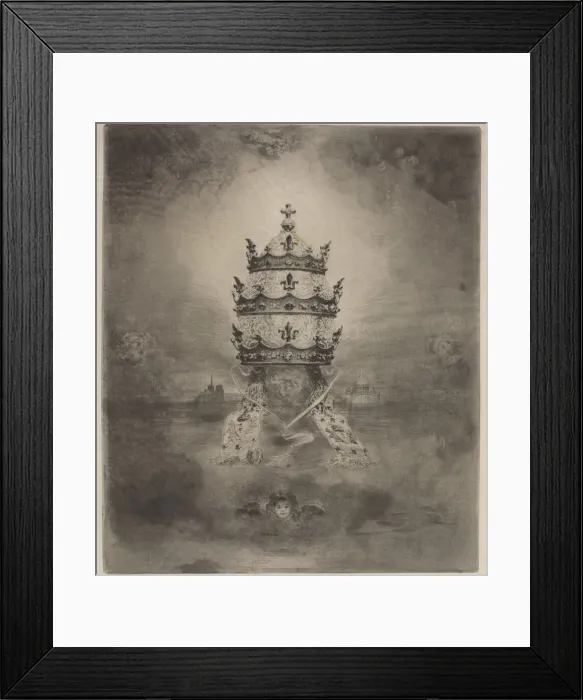 Framed Print : The Tiara, 1888. Creator: Felix Hilaire Buhot Framed Print : The Tiara, 1888. Creator: Felix Hilaire Buhot