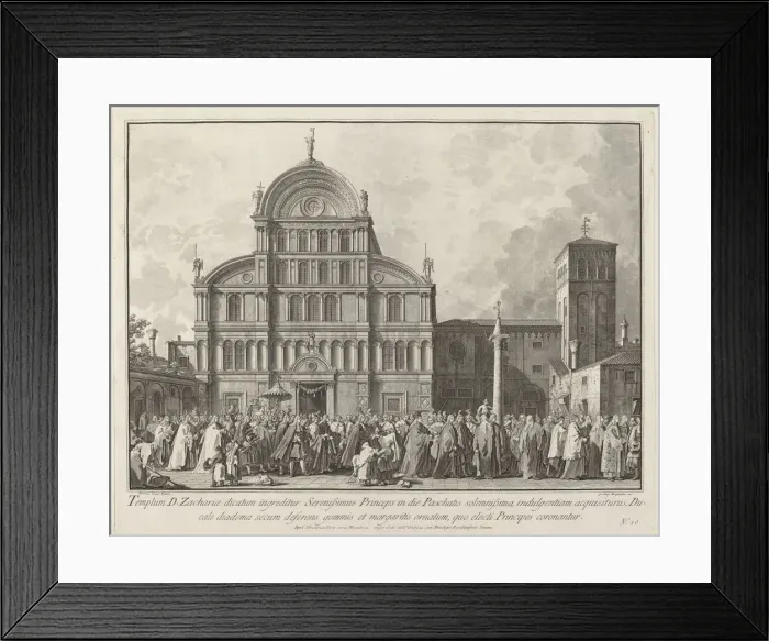 Framed Print : Visit of the Doge to San Zaccaria on Easter Day, 1763 / 1766 Framed Print : Visit of the Doge to San Zaccaria on Easter Day, 1763 / 1766