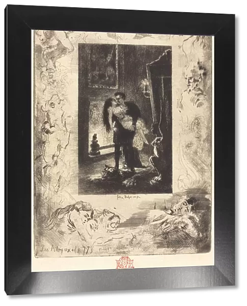 Les Adieux (The Parting), 1879  /  1880. Creator: Felix Hilaire Buhot