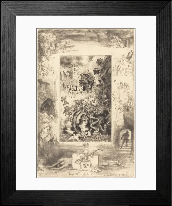 Framed Print : La Diligence de Beaucaire (The Diligence of Beaucaire), c. 1885 Framed Print : La Diligence de Beaucaire (The Diligence of Beaucaire), c. 1885