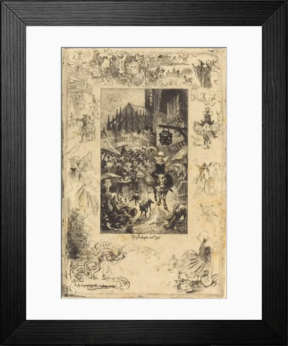 Framed Print : Je fis ce qu on appelle un bon marche(I made what I would call a good bargain) Framed Print : Je fis ce qu on appelle un bon marche(I made what I would call a good bargain)