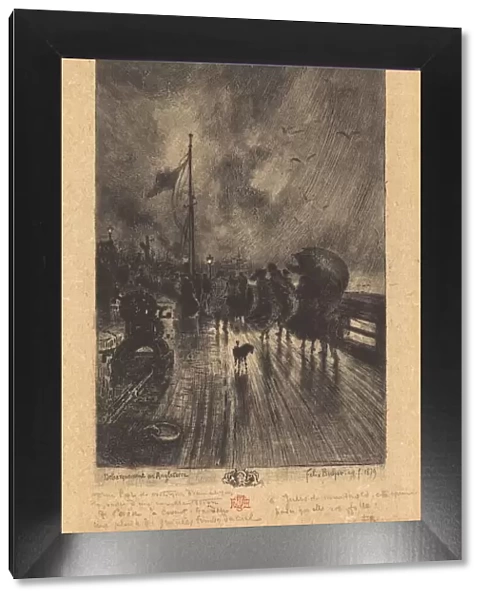 Un Debarquement en Angleterre (Landing in England), 1879