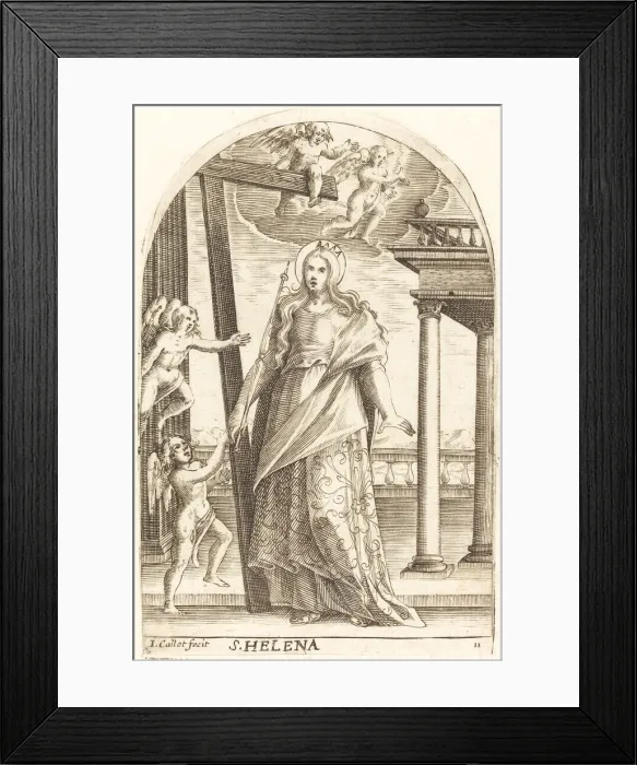 Framed Print : Saint Helen, 1608 / 1611. Creator: Jacques Callot Framed Print : Saint Helen, 1608 / 1611. Creator: Jacques Callot