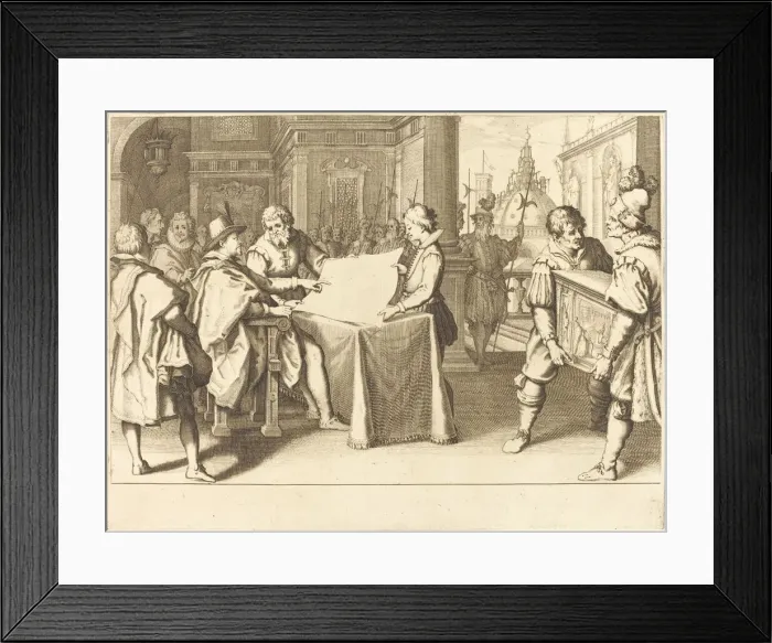 Framed Print : Restoration of the Duomo, Florence, c. 1614. Creator: Jacques Callot Framed Print : Restoration of the Duomo, Florence, c. 1614. Creator: Jacques Callot