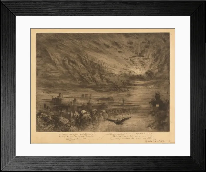 Framed Print : Les Esprits des Villes Mortes (Spirits from the Cities of the Dead), 1885 Framed Print : Les Esprits des Villes Mortes (Spirits from the Cities of the Dead), 1885
