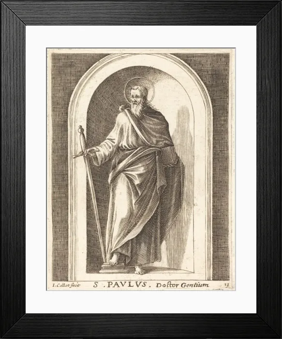 Framed Print : Saint Paul, 1608 / 1611. Creator: Jacques Callot Framed Print : Saint Paul, 1608 / 1611. Creator: Jacques Callot