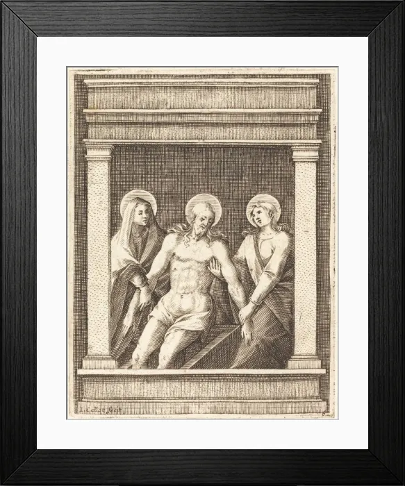 Framed Print : Lamentation, 1608 / 1611. Creator: Jacques Callot Framed Print : Lamentation, 1608 / 1611. Creator: Jacques Callot