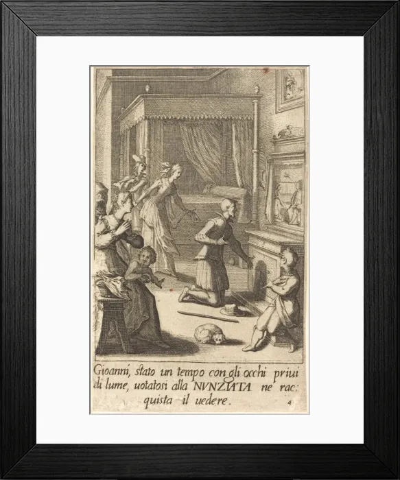 Framed Print : Gioanni, 1619. Creator: Jacques Callot Framed Print : Gioanni, 1619. Creator: Jacques Callot