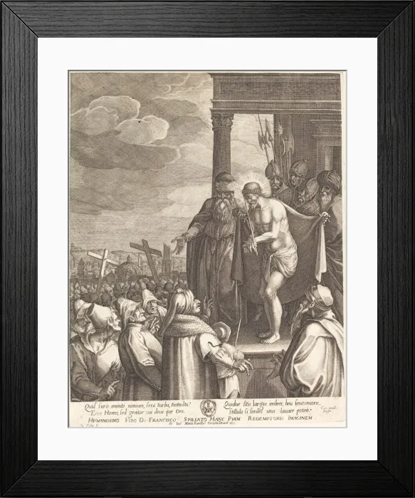 Framed Print : Ecce Homo, 1613. Creator: Jacques Callot Framed Print : Ecce Homo, 1613. Creator: Jacques Callot