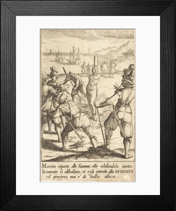 Framed Print : Mariotto, 1619. Creator: Jacques Callot Framed Print : Mariotto, 1619. Creator: Jacques Callot