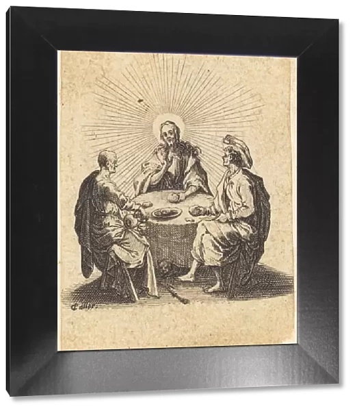 The Supper at Emmaus, 1618. Creator: Jacques Callot