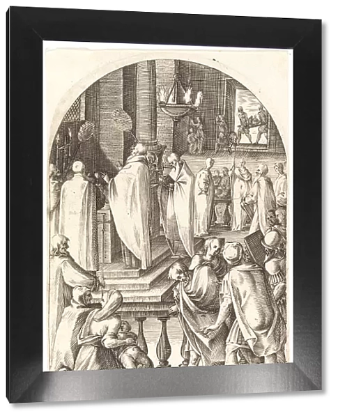 Saint Basil Celebrating the Mass, 1608  /  1611. Creator: Jacques Callot