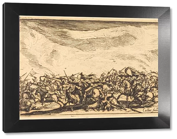The Cavalry Combat with Swords, c. 1632  /  1634. Creator: Jacques Callot