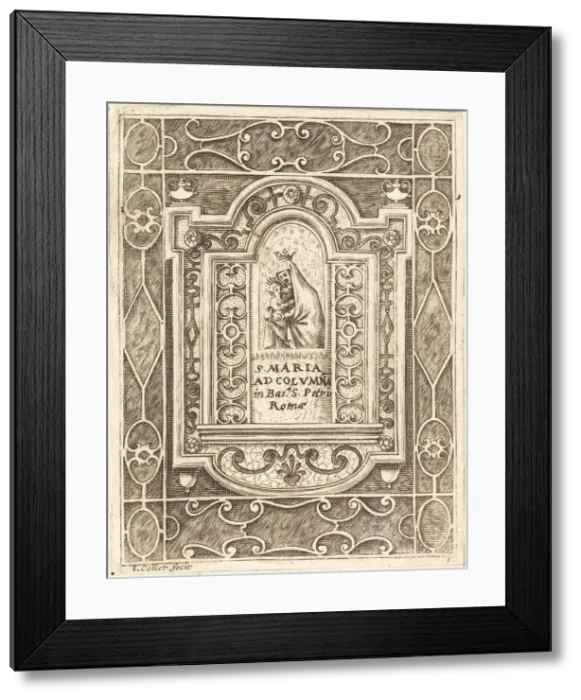 Framed Print : The Virgin at the Column (La Vierge ala colonne), 1608 / 1611 Framed Print : The Virgin at the Column (La Vierge ala colonne), 1608 / 1611