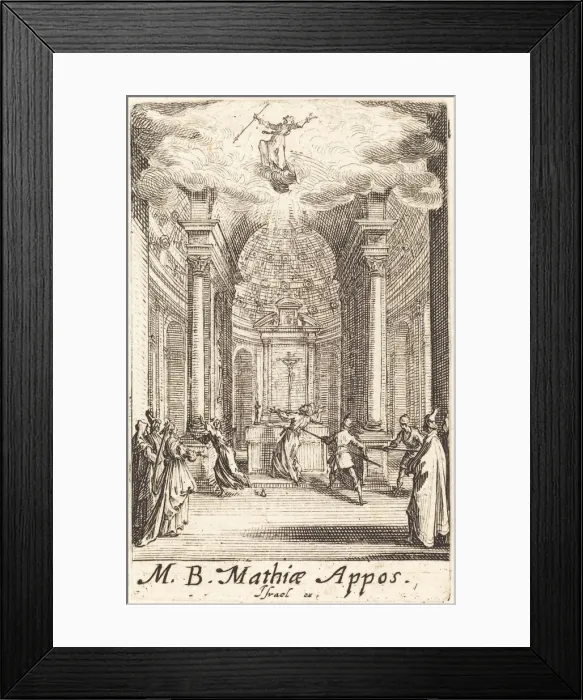 Framed Print : The Martyrdom of Saint Matthias, c. 1634 / 1635. Creator: Jacques Callot Framed Print : The Martyrdom of Saint Matthias, c. 1634 / 1635. Creator: Jacques Callot