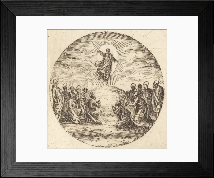 Framed Print : The Ascension, c. 1631. Creator: Jacques Callot Framed Print : The Ascension, c. 1631. Creator: Jacques Callot