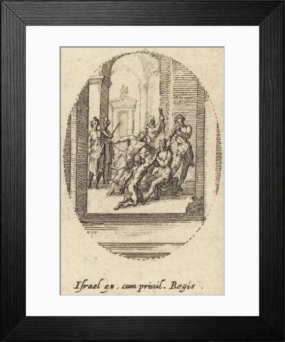 Framed Print : The Flagellation, c. 1631. Creator: Jacques Callot Framed Print : The Flagellation, c. 1631. Creator: Jacques Callot