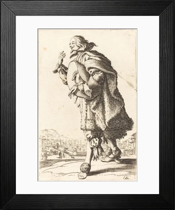 Framed Print : Noble Man with Felt Hat, Bowing, c. 1620 / 1623. Creator: Jacques Callot Framed Print : Noble Man with Felt Hat, Bowing, c. 1620 / 1623. Creator: Jacques Callot