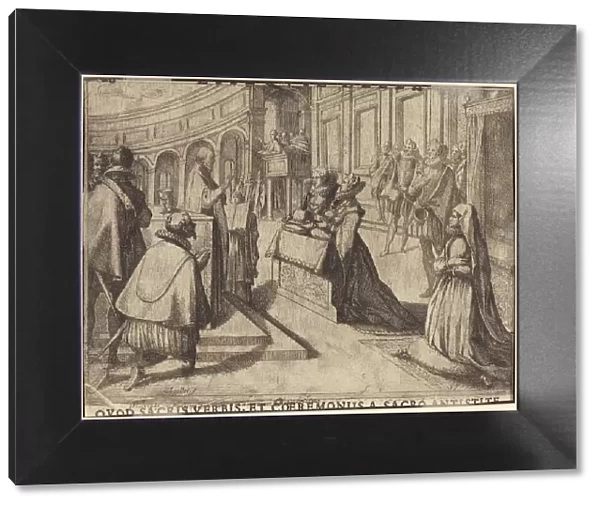 Marriage of Margaret of Austria and Philip III [verso], 1612. Creator: Jacques Callot