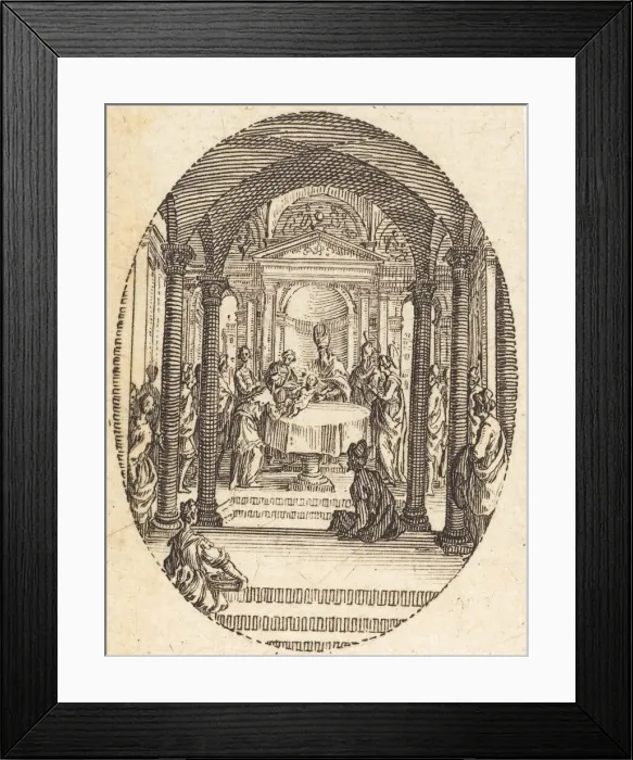 Framed Print : The Circumcision, c. 1631. Creator: Jacques Callot Framed Print : The Circumcision, c. 1631. Creator: Jacques Callot