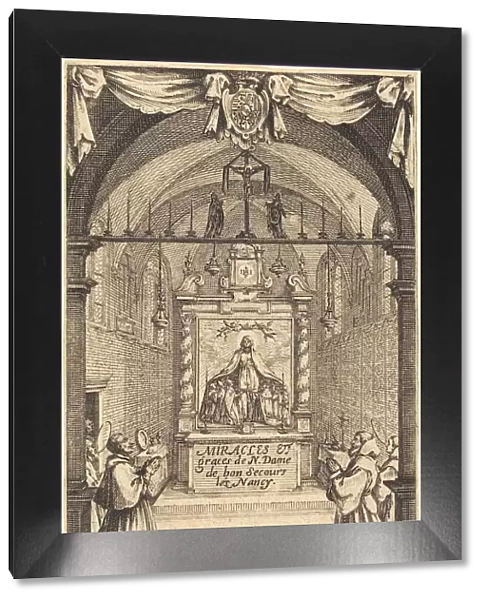 Frontispiece for the Miracles and Graces of Our Lady of 'Bon-Secours-les-Nancy'