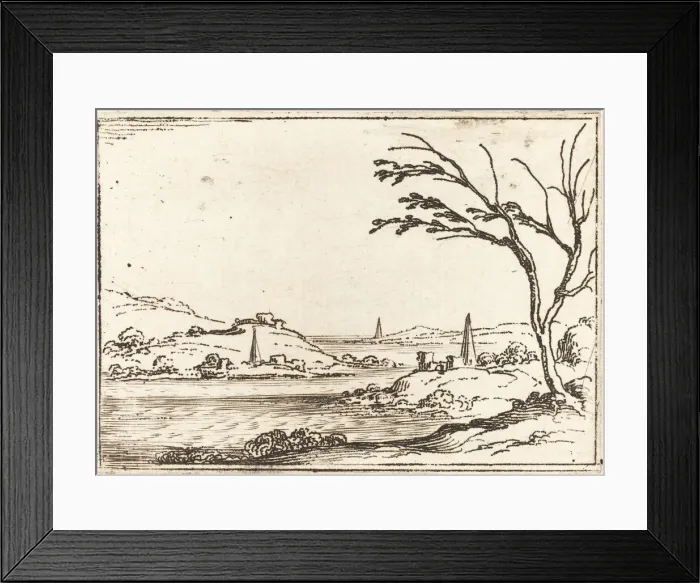 Framed Print : The Nile Flooding. Creator: Jacques Callot Framed Print : The Nile Flooding. Creator: Jacques Callot