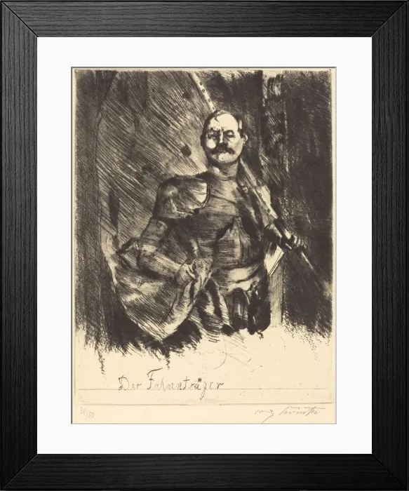 Framed Print : Der Fahnentrager (The Standard Bearer), 1920. Creator: Lovis Corinth Framed Print : Der Fahnentrager (The Standard Bearer), 1920. Creator: Lovis Corinth