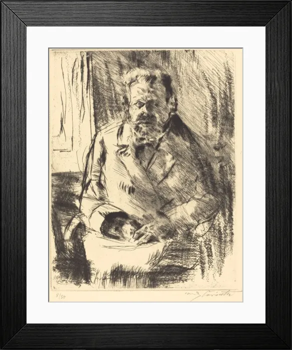 Framed Print : Der Dichter (The Poet), 1920. Creator: Lovis Corinth Framed Print : Der Dichter (The Poet), 1920. Creator: Lovis Corinth