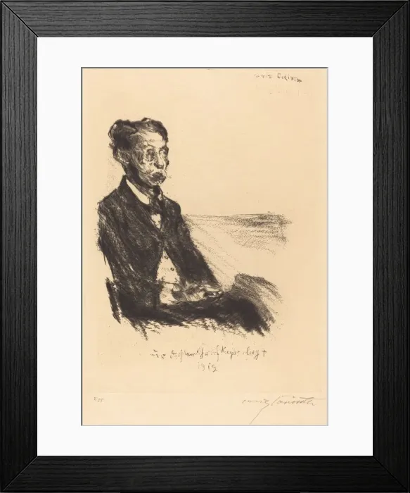 Framed Print : Bildnis des Grafen Keyserling (Portrait of Count Keyserling), 1919 Framed Print : Bildnis des Grafen Keyserling (Portrait of Count Keyserling), 1919