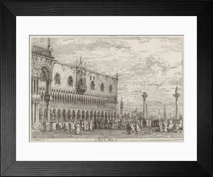 Framed Print : La Piera del Bando. V. c. 1735 / 1746. Creator: Canaletto Framed Print : La Piera del Bando. V. c. 1735 / 1746. Creator: Canaletto