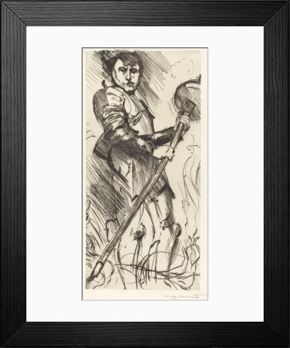 Framed Print : St. Georg (Saint George), 1916. Creator: Lovis Corinth Framed Print : St. Georg (Saint George), 1916. Creator: Lovis Corinth