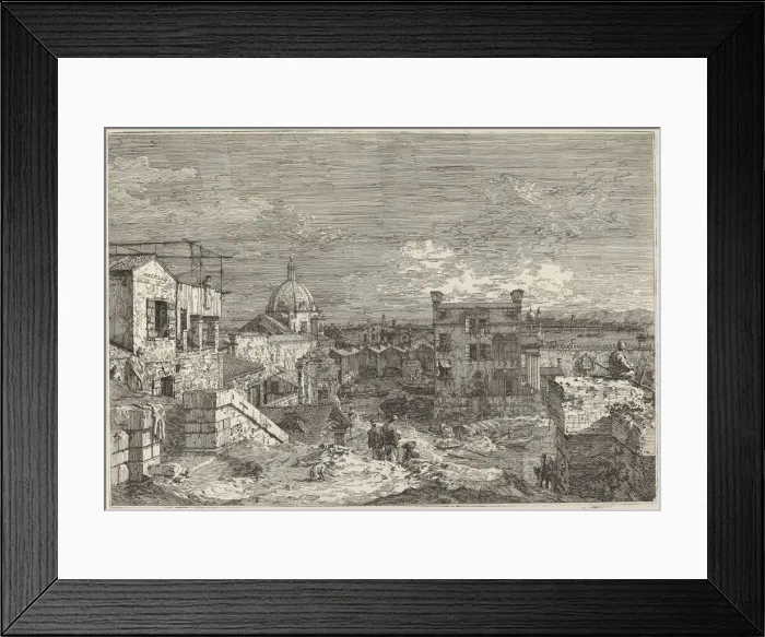 Framed Print : Imaginary View of Venice, 1741. Creator: Canaletto Framed Print : Imaginary View of Venice, 1741. Creator: Canaletto
