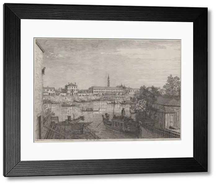 Framed Print : Ale Porto del Dolo, c. 1735 / 1746. Creator: Canaletto Framed Print : Ale Porto del Dolo, c. 1735 / 1746. Creator: Canaletto