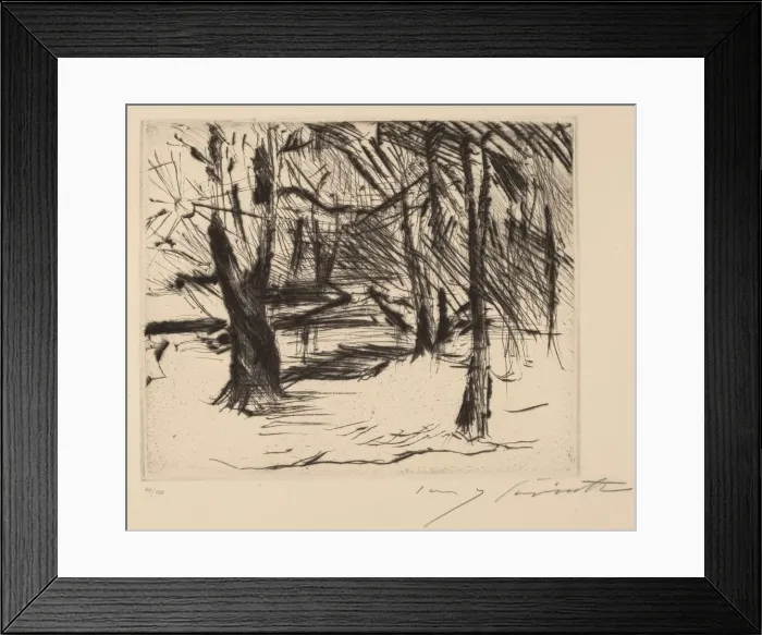 Framed Print : Baume mit Sonne (Trees in the Sun), 1920-1921. Creator: Lovis Corinth Framed Print : Baume mit Sonne (Trees in the Sun), 1920-1921. Creator: Lovis Corinth